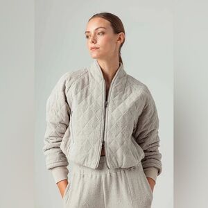NEW SUNDAYS marlowe terry jacket in dove Women’s‎ Large